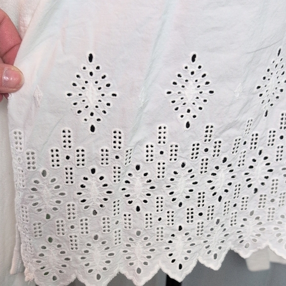 J. Crew White Long Sleeve Blouse - Picture 4 of 7